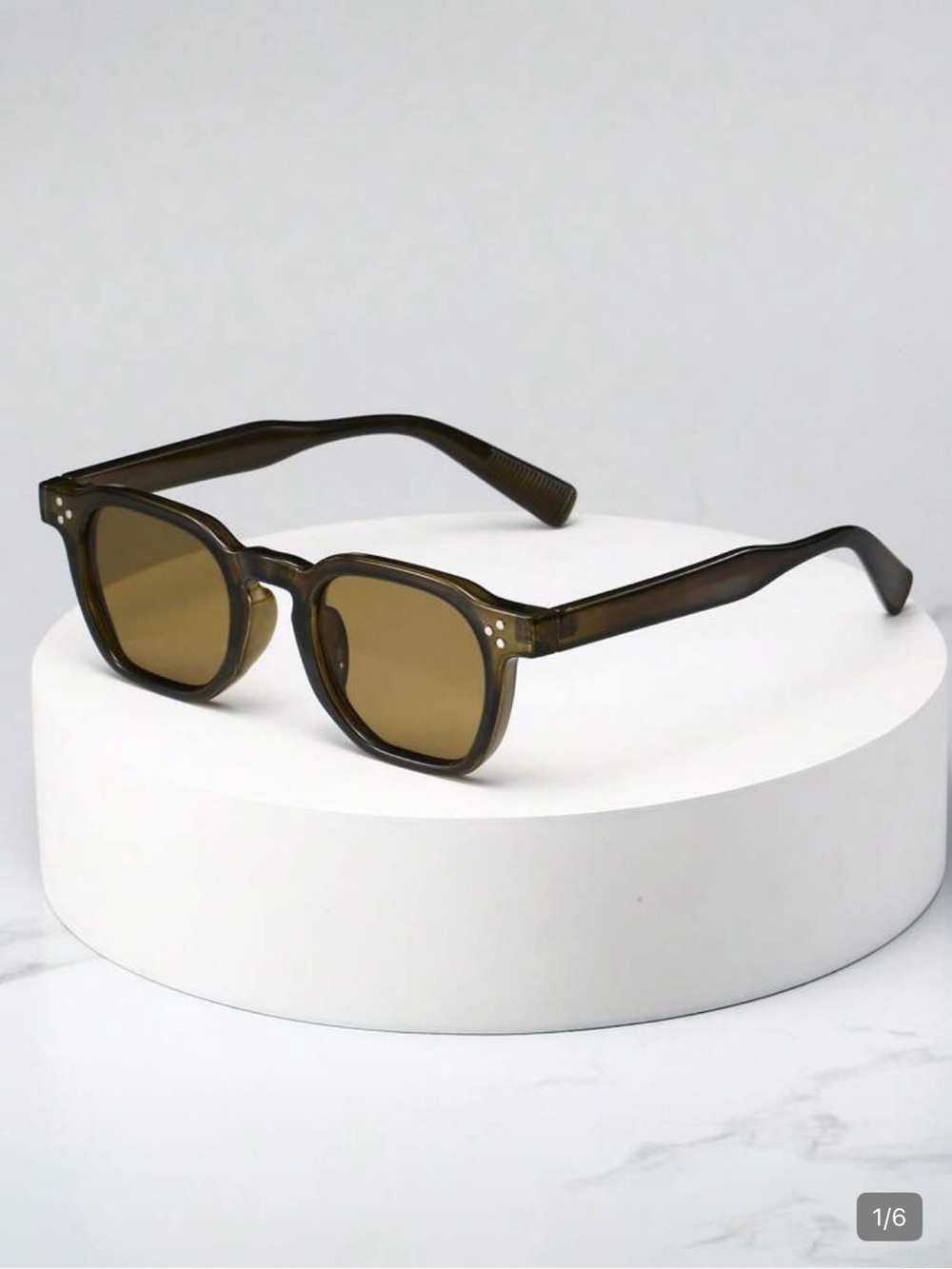 Green Square Sunglasses